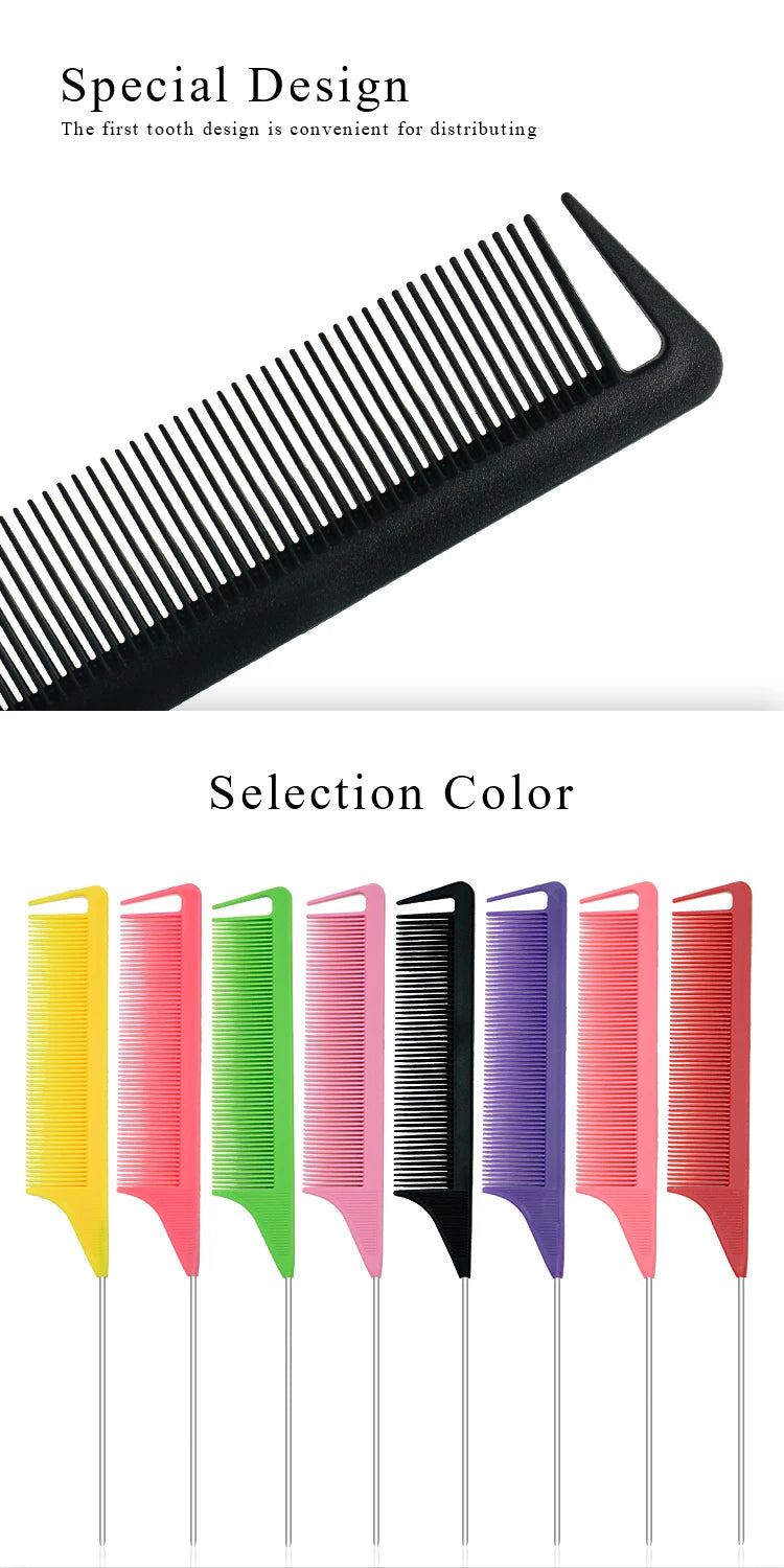 Pro Pointed Tail Comb – Anti-Static Hairdressing & Styling Tool