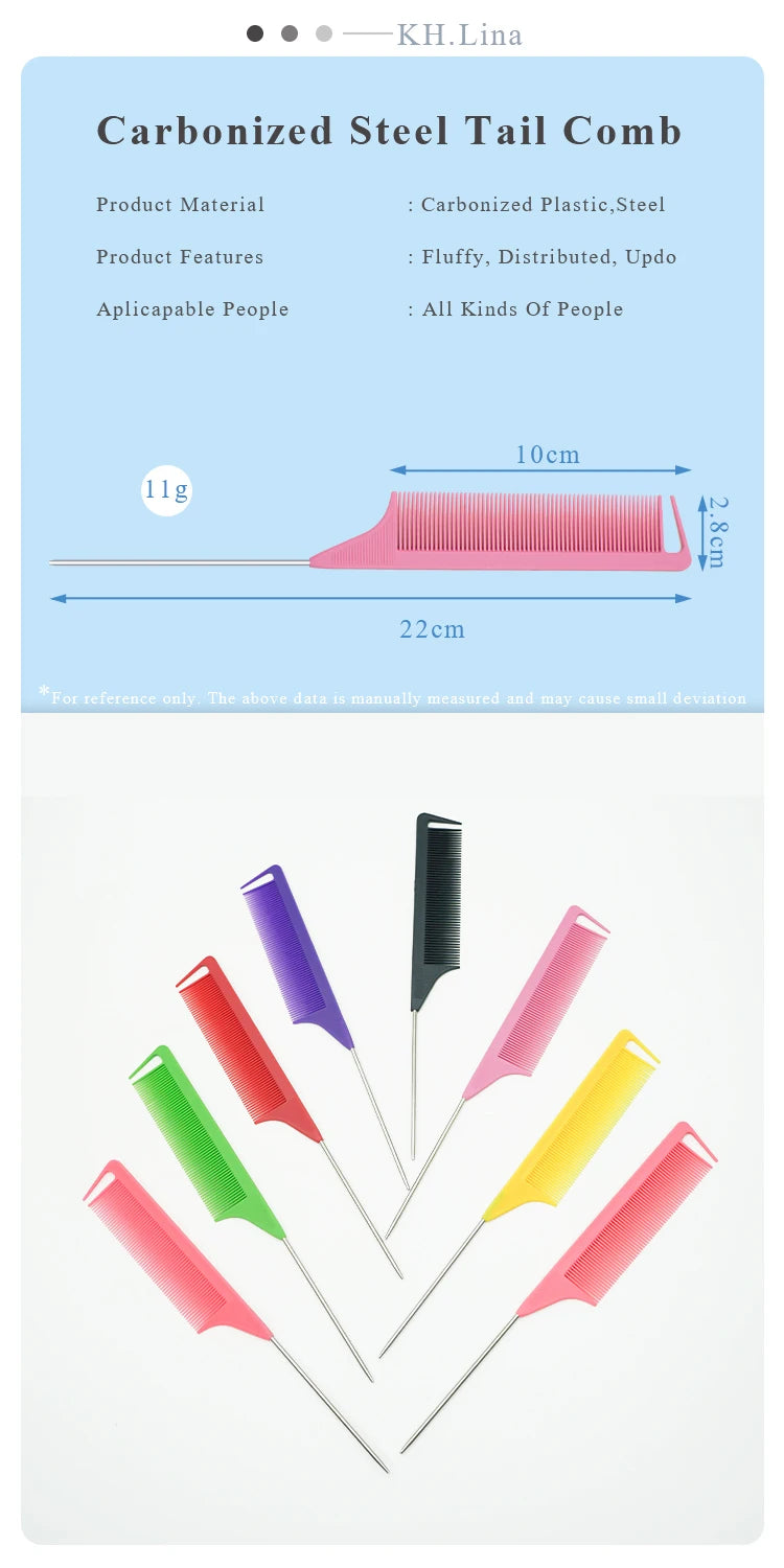 Pro Pointed Tail Comb – Anti-Static Hairdressing & Styling Tool