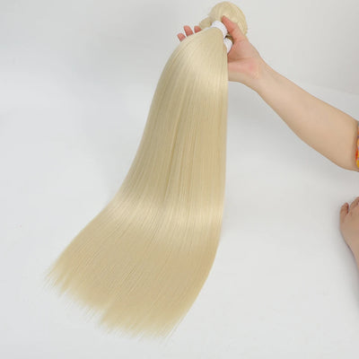 Bone Straight Hair Bundles – Natural & Synthetic Yaki Straight Extensions