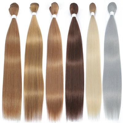 Bone Straight Hair Bundles – Natural & Synthetic Yaki Straight Extensions