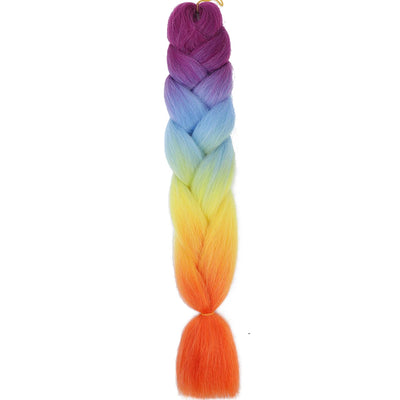 Synthetic Jumbo Braids Hair – 24 Inch Afro Ombre Kanekalon Extensions