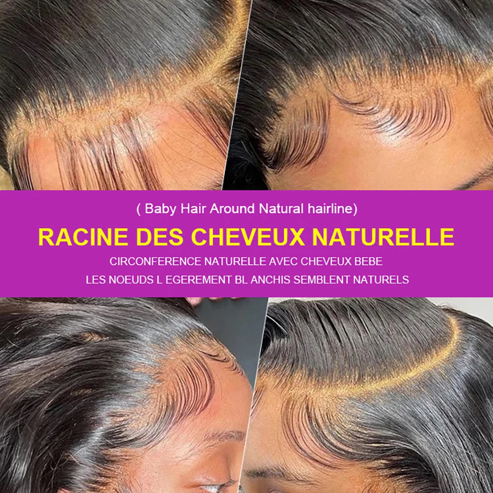 300% Density Body Wave Wig 13x4/13x6/7x5 HD Lace, 40-50 Inch