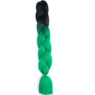 Synthetic Jumbo Braids Hair – 24 Inch Afro Ombre Kanekalon Extensions