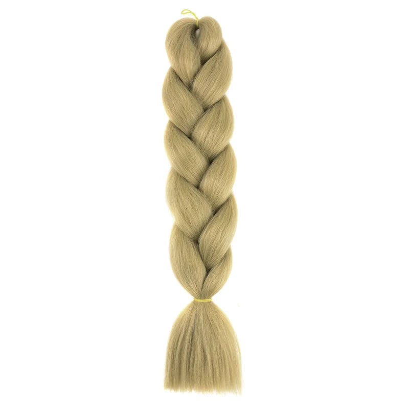 Synthetic Jumbo Braids Hair – 24 Inch Afro Ombre Kanekalon Extensions