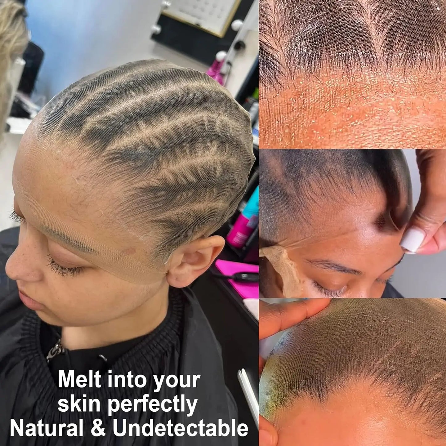 8-20 Pcs Nude Wig Caps – Thin, Transparent, High-Elastic, Breathable