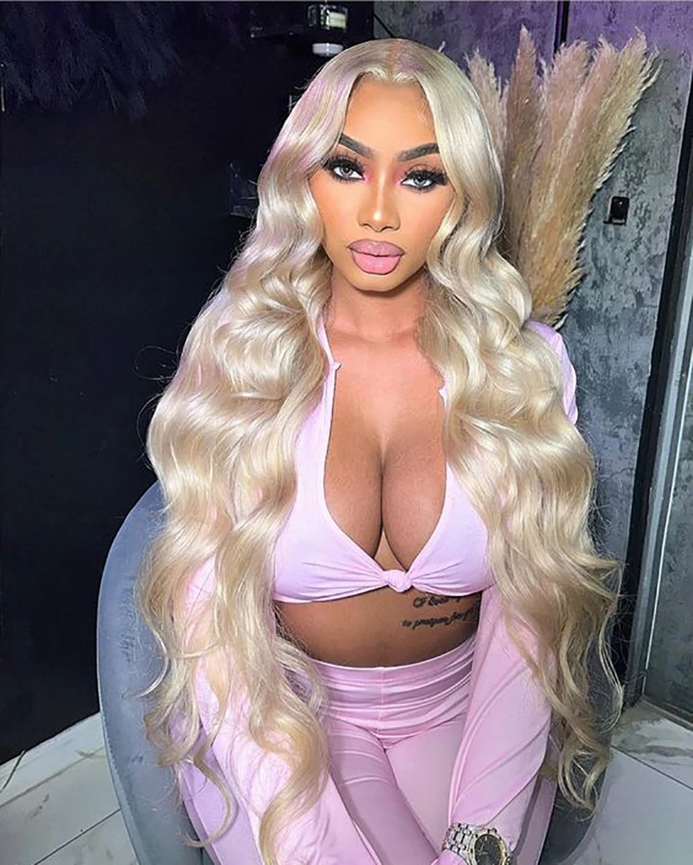 613 Honey Blonde Body Wave Wig HD Lace Front Human Hair Wig