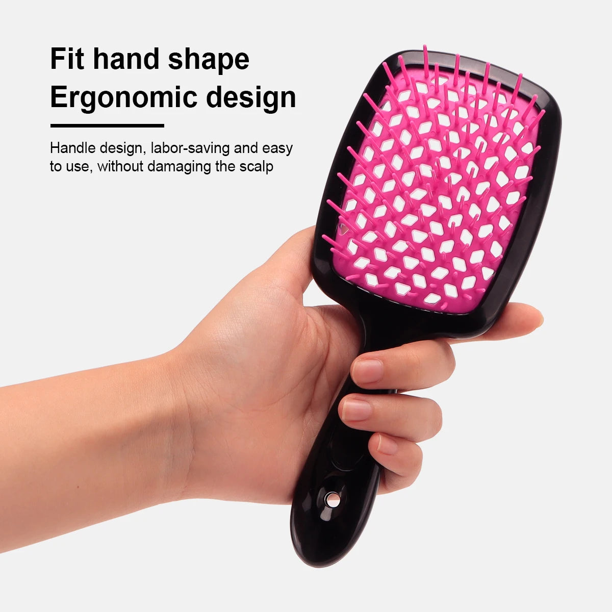 Air Cushion Comb Hair Brush – Anti-Static Massage for Wet & Curly Hair