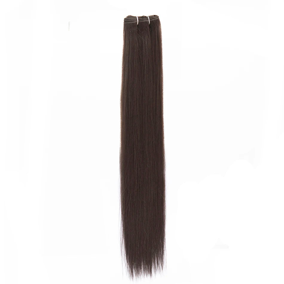 Bone Straight Hair Bundles – Natural & Synthetic Yaki Straight Extensions