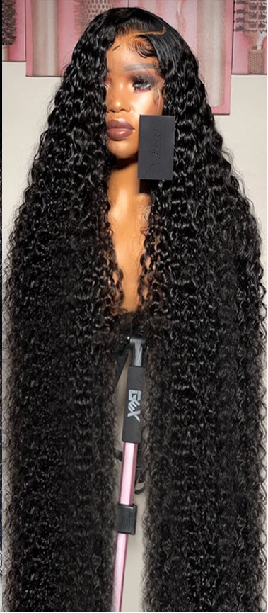 Water Wave HD Lace Frontal Wig – Curly Human Hair