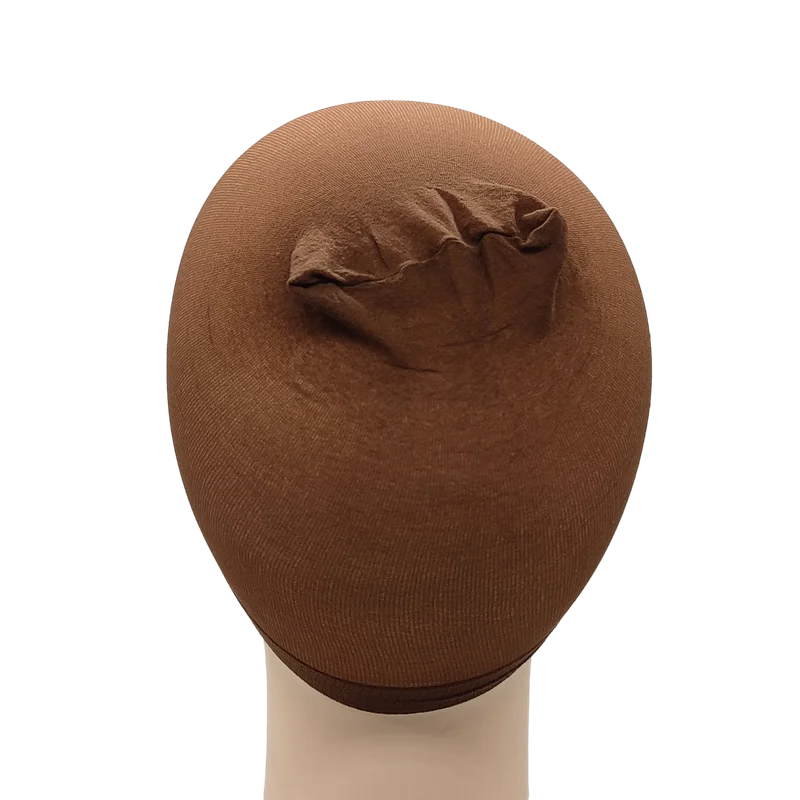 2pcs Stocking Wig Caps – Black & Brown Stretch Mesh Hair Nets