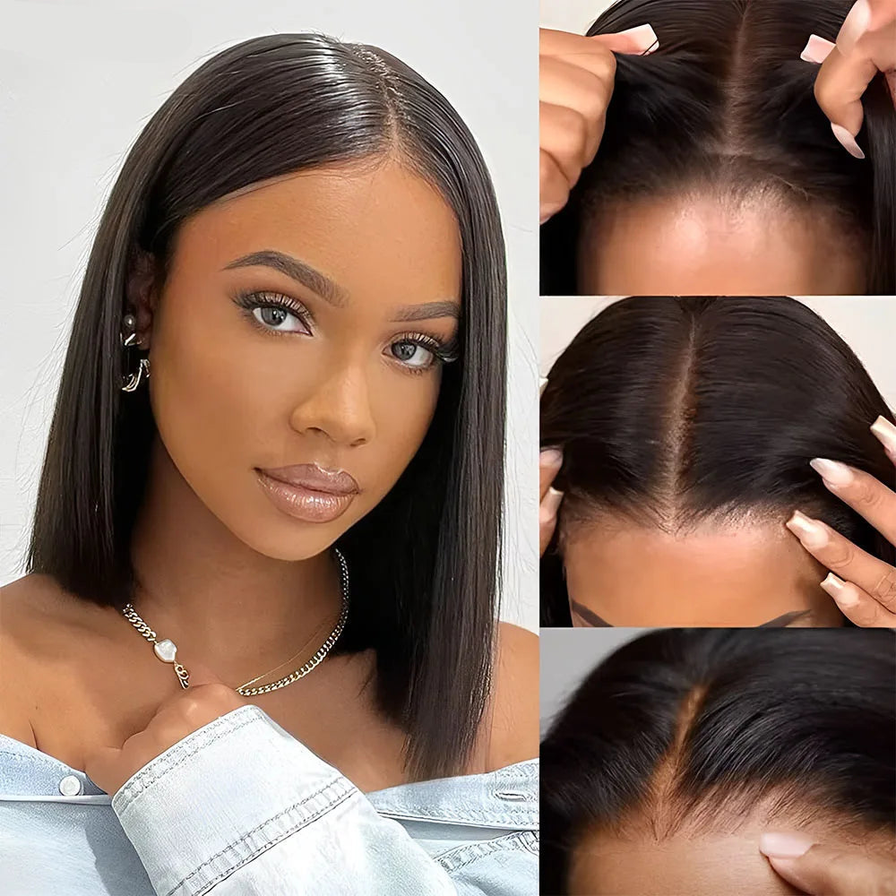 Wear & Go Straight Bob – 4×4 Glueless