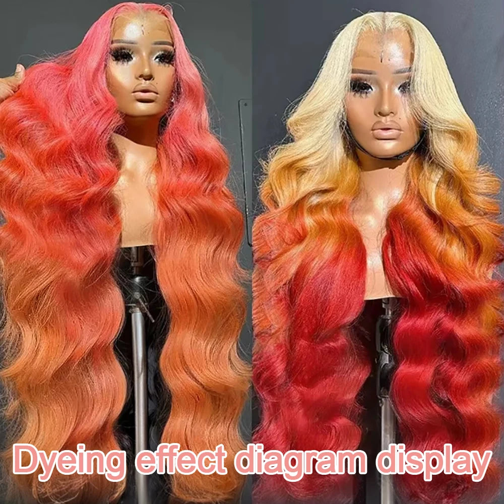 613 Honey Blonde Body Wave Wig HD Lace Front Human Hair Wig
