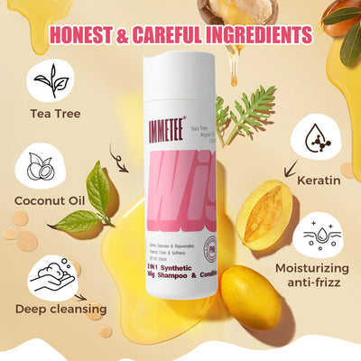 Professional Wig Shampoo – Clean & Nourish Human & Synthetic Hair Wigs