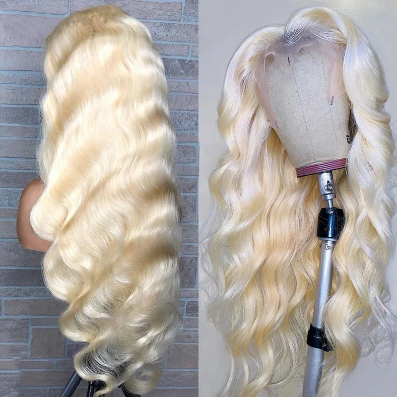 613 Blonde Brazilian Body Wave Human Hair Wig
