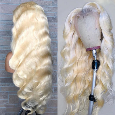 613 Blonde Brazilian Body Wave Human Hair Wig