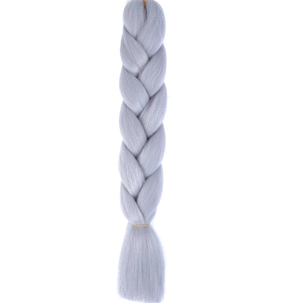 Synthetic Jumbo Braids Hair – 24 Inch Afro Ombre Kanekalon Extensions