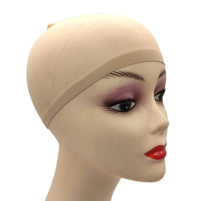 2pcs Stocking Wig Caps – Black & Brown Stretch Mesh Hair Nets