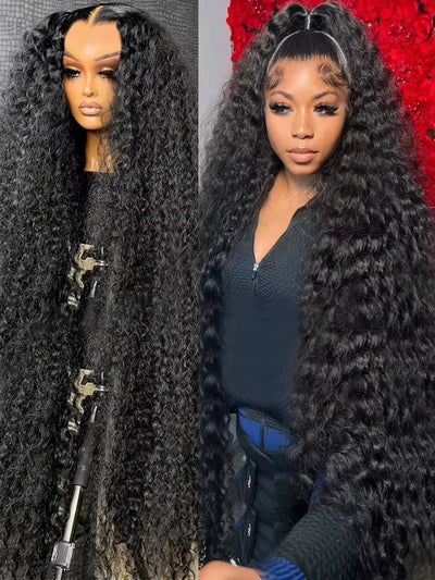 HD Lace Deep Wave Human Hair Wig - Brazilian Virgin Human Hair