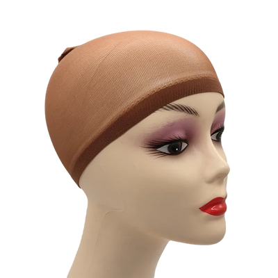 2pcs Stocking Wig Caps – Black & Brown Stretch Mesh Hair Nets