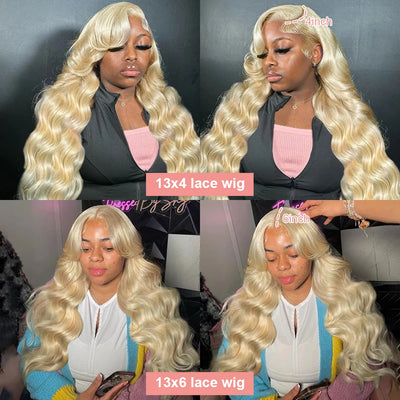 613 Honey Blonde Body Wave Wig HD Lace Front Human Hair Wig