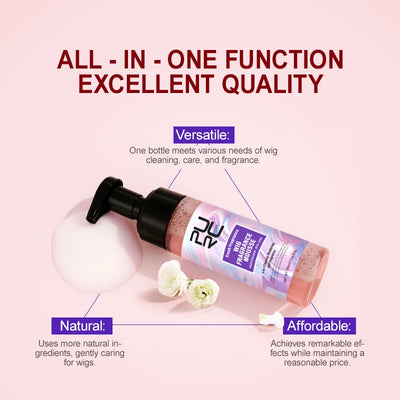 PURC Wig Fragrance Mousse & Hair Serum – Oil Control & Deep Cleansing
