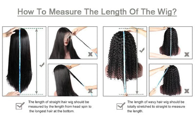 None Lace Front Kinky Curly Headband Wigs - human hair