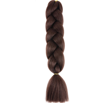 Synthetic Jumbo Braids Hair – 24 Inch Afro Ombre Kanekalon Extensions