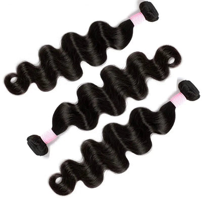 Body Wave Hair Bundles – Brazilian Virgin, 3/4 Bundles, 30 Inch