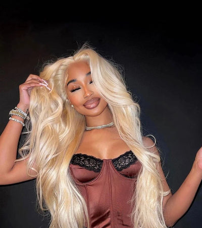 613 Honey Blonde Body Wave Wig HD Lace Front Human Hair Wig
