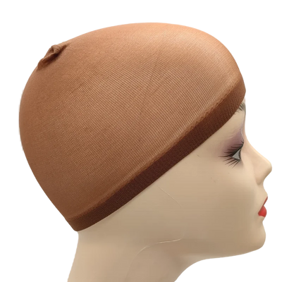 2pcs Stocking Wig Caps – Black & Brown Stretch Mesh Hair Nets