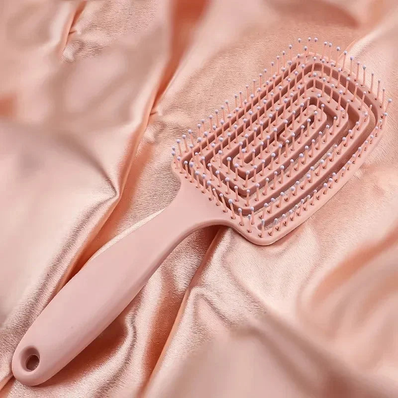 1pcs Massage Comb – Anti-Static Wet Hair Brush for Salon Styling