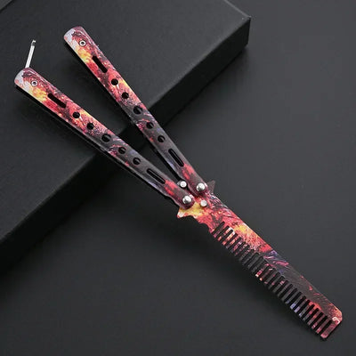 CSGO Butterfly Trainer – Practice Tool with Stainless Steel Comb