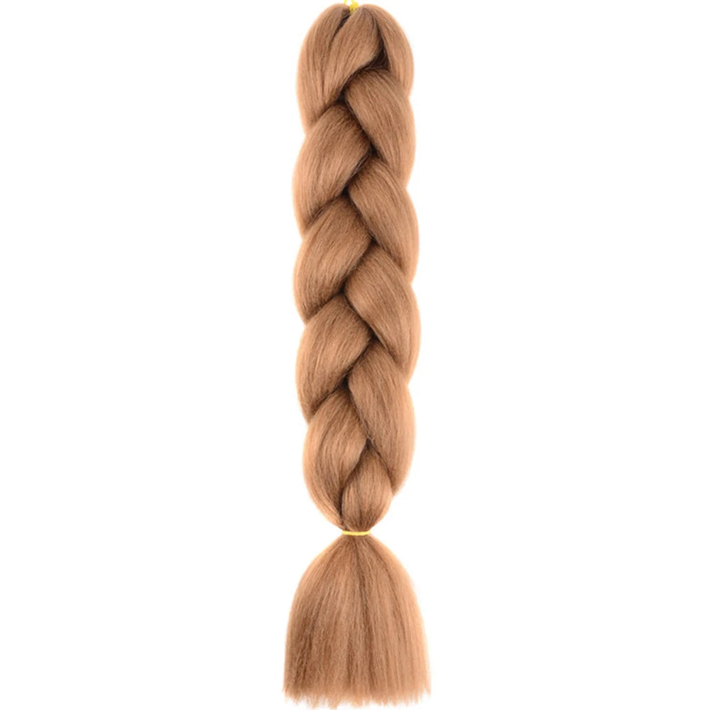 Synthetic Jumbo Braids Hair – 24 Inch Afro Ombre Kanekalon Extensions