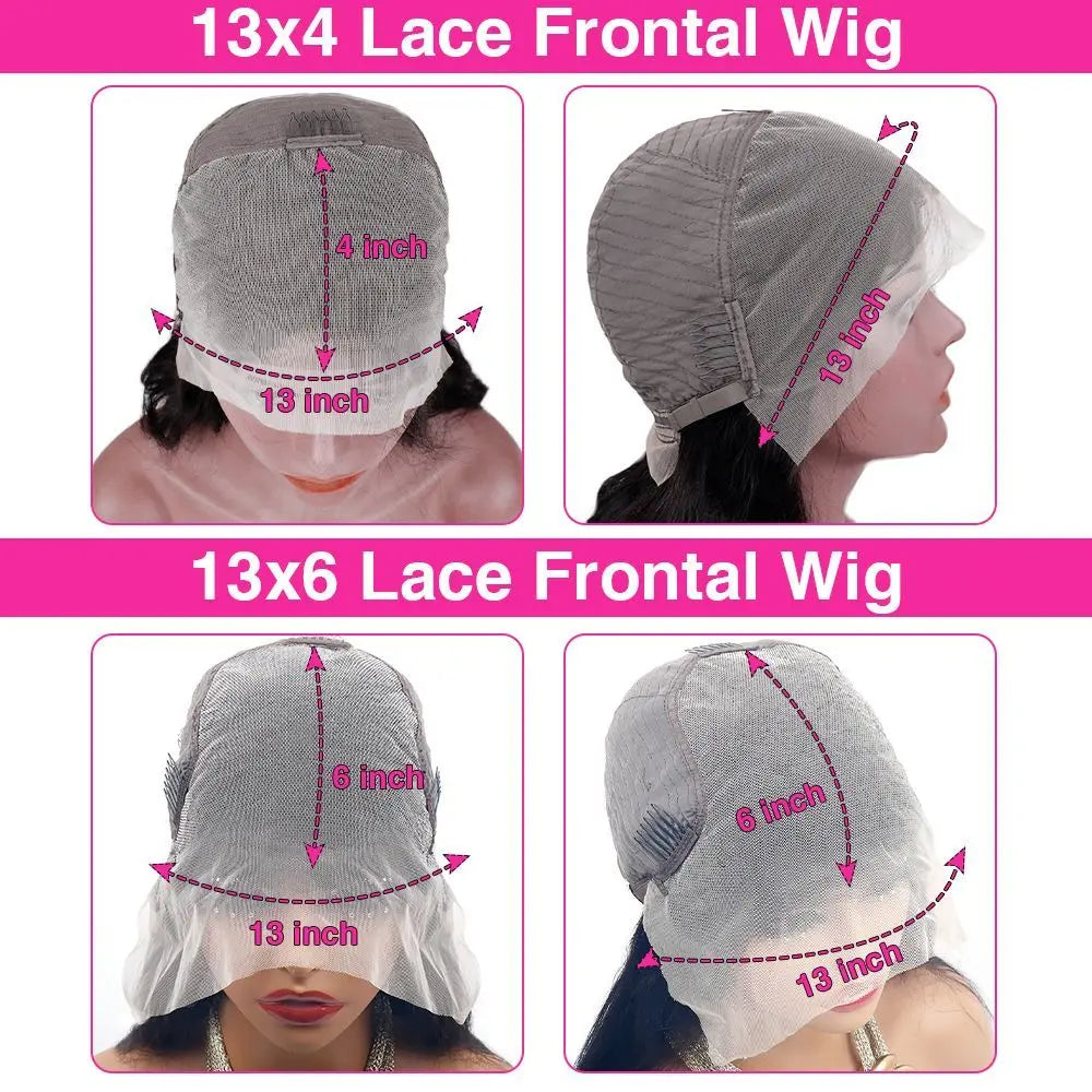 200 Density Burgundy HD Lace Wig – 13x6 Frontal, Straight Human Hair