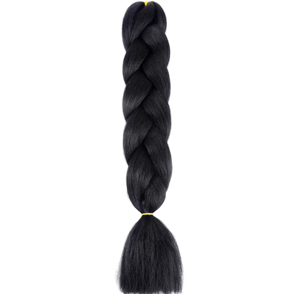 Synthetic Jumbo Braids Hair – 24 Inch Afro Ombre Kanekalon Extensions