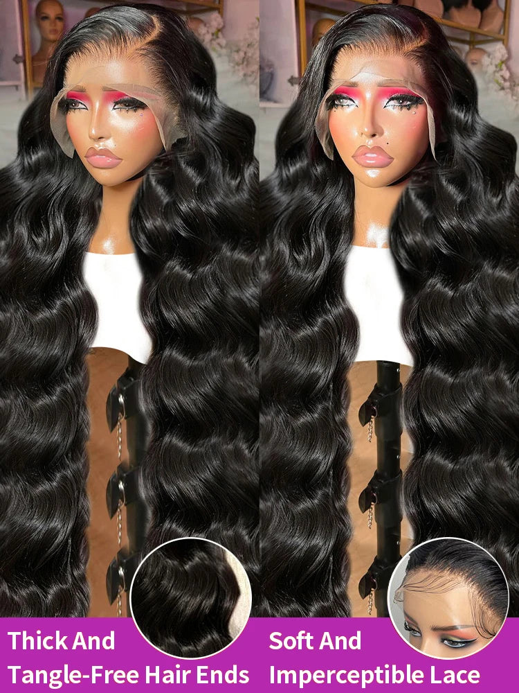 300% Density Body Wave Wig 13x4/13x6/7x5 HD Lace, 40-50 Inch