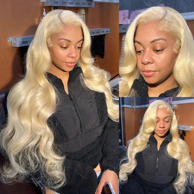 613 Honey Blonde Body Wave Wig HD Lace Front Human Hair Wig