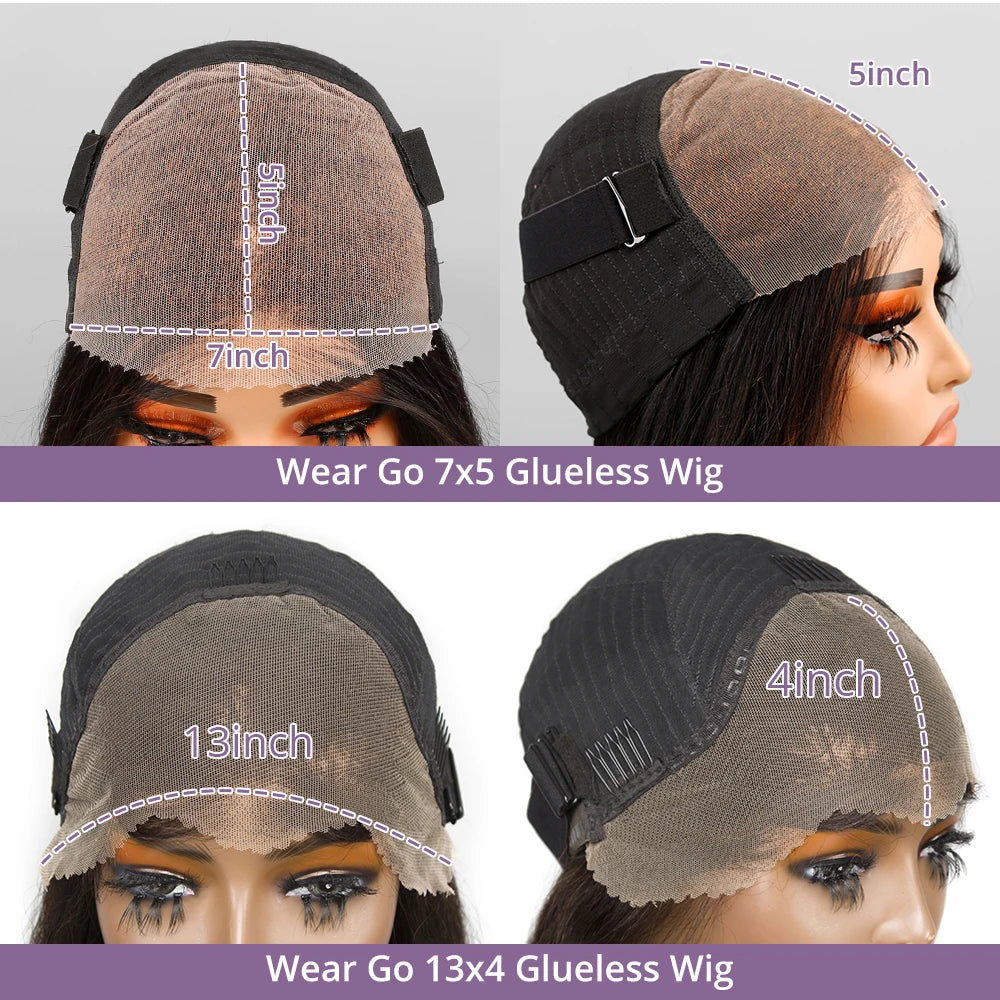 Ready to Go Glueless Curly Bob Wig Lace Front Human Hair Wig