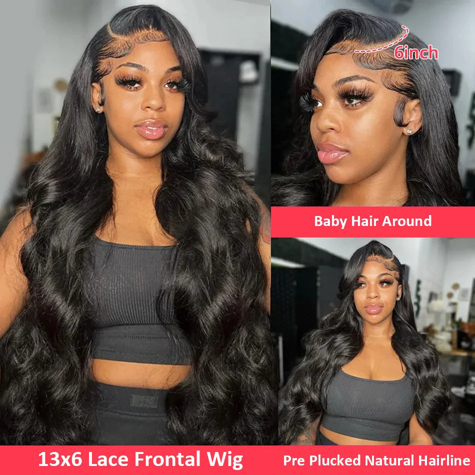 Brazilian Body Wave Wig – Wear & Go, 13x4/5x5/13x6 HD Lace, 100% Human Hair