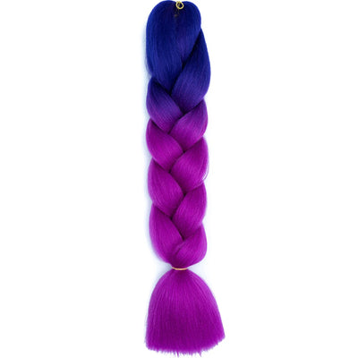 Synthetic Jumbo Braids Hair – 24 Inch Afro Ombre Kanekalon Extensions