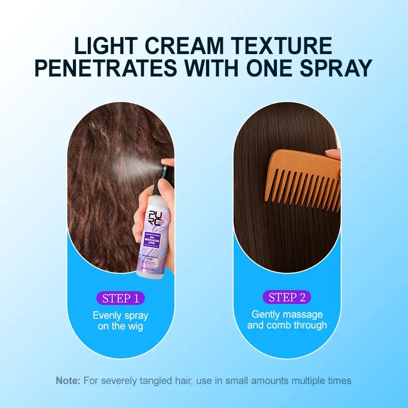 100ml PURC Leave-In Conditioner – Keratin Moisturizing Hair Repair Spray