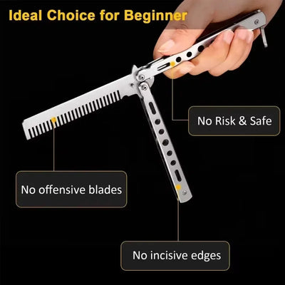 CSGO Butterfly Trainer – Practice Tool with Stainless Steel Comb