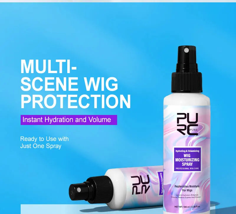 Wig Leave-In Conditioner – PURC Smoothing, Anti-Static, 100ml Spray