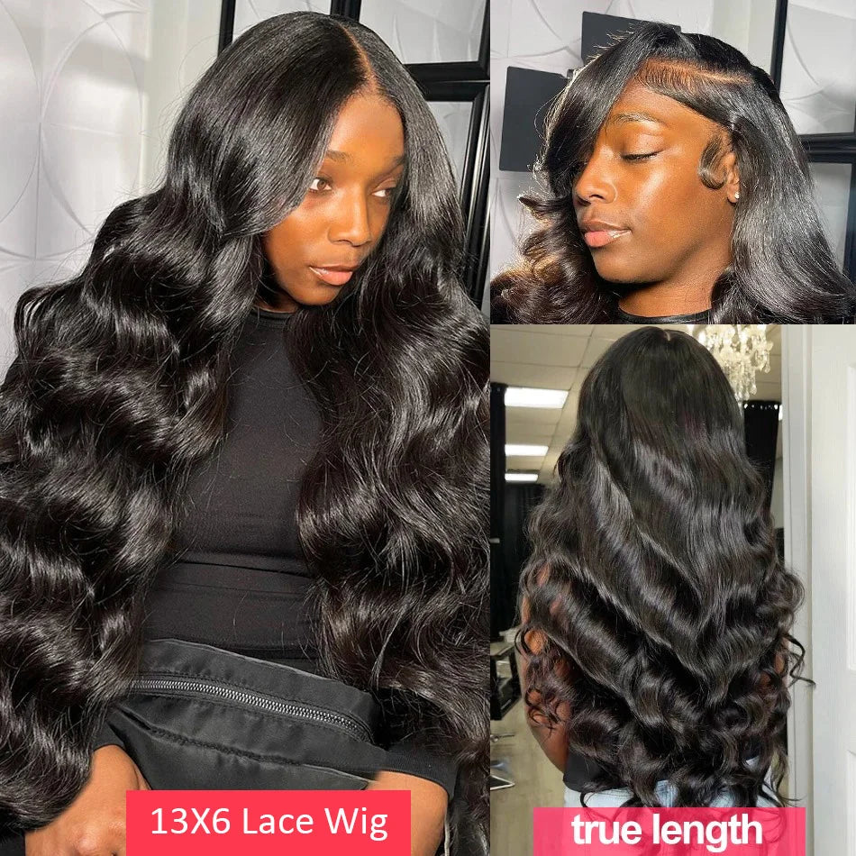 Brazilian Body Wave Wig – Wear & Go, 13x4/5x5/13x6 HD Lace, 100% Human Hair