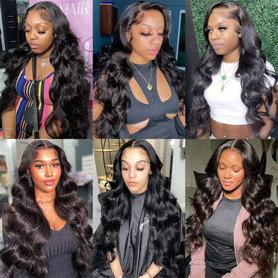 HD Lace Body Wave Human Hair Wig - Brazilian Remy Hair (13x4/13x6 Lace Front)