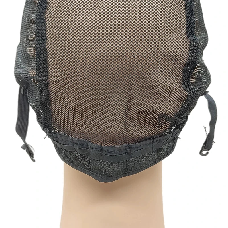 Adjustable Double Lace Wig Cap – Black, Beige & Brown Options