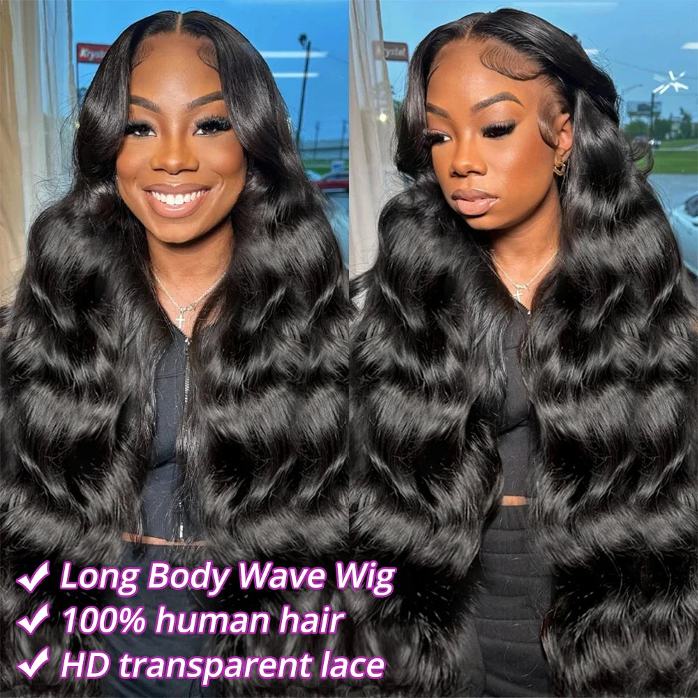 300% Density Body Wave Wig 13x4/13x6/7x5 HD Lace, 40-50 Inch