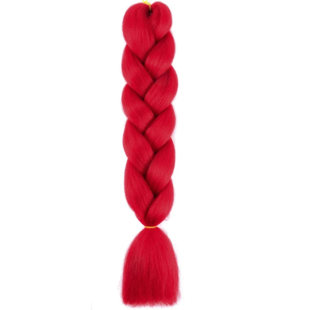 Synthetic Jumbo Braids Hair – 24 Inch Afro Ombre Kanekalon Extensions