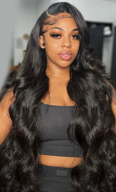HD Lace Body Wave Human Hair Wig - Brazilian Remy Hair (13x4/13x6 Lace Front)
