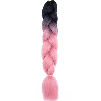 Synthetic Jumbo Braids Hair – 24 Inch Afro Ombre Kanekalon Extensions
